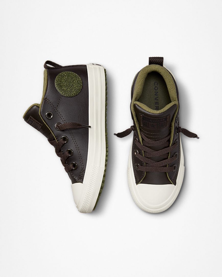 Tenisi Inalti Baieti Converse Chuck Taylor All Star Strada Boot Piele Maro | RO LIUYK502